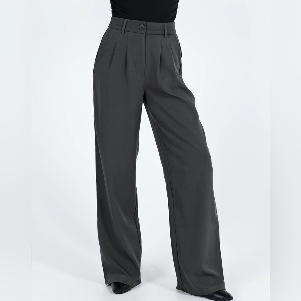 Princess Polly archer pants in charcoal